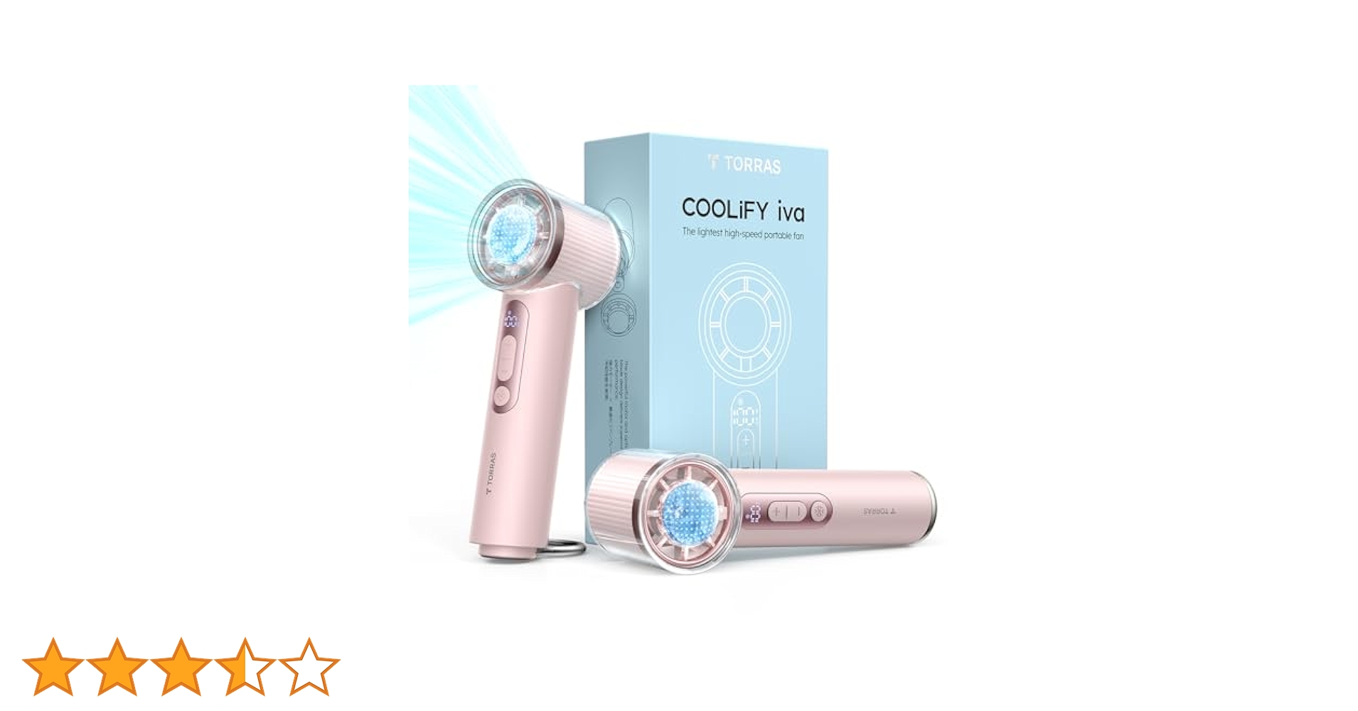 【2025新登場・COOLiFY iva】TORRAS ハンディファン Amazon | 【2025新登場・COOLiFY iva】TORRAS ハンディファン